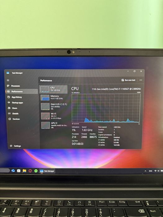 Laptop Lenovo Thinkpad E15 Gen 2 Intel i7 11th gen
