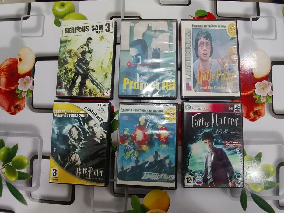 ДВД и СД диски с играми для  ПК 16 шт