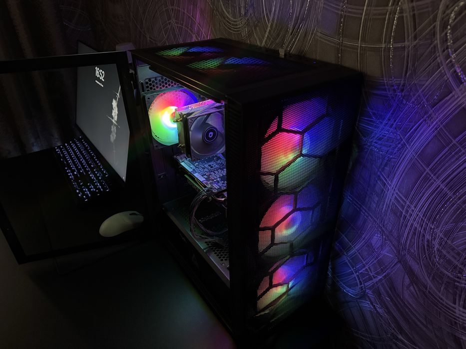 Игровой пк + Монитор, Клавиатура, Мышка Core i5-10400 / GTX 1660ti