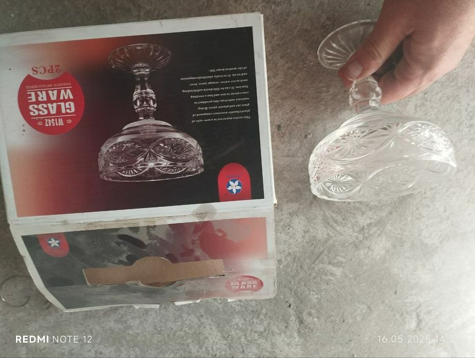Продаётся рюмочки ,сольницы  икорницы хрусталь СССР