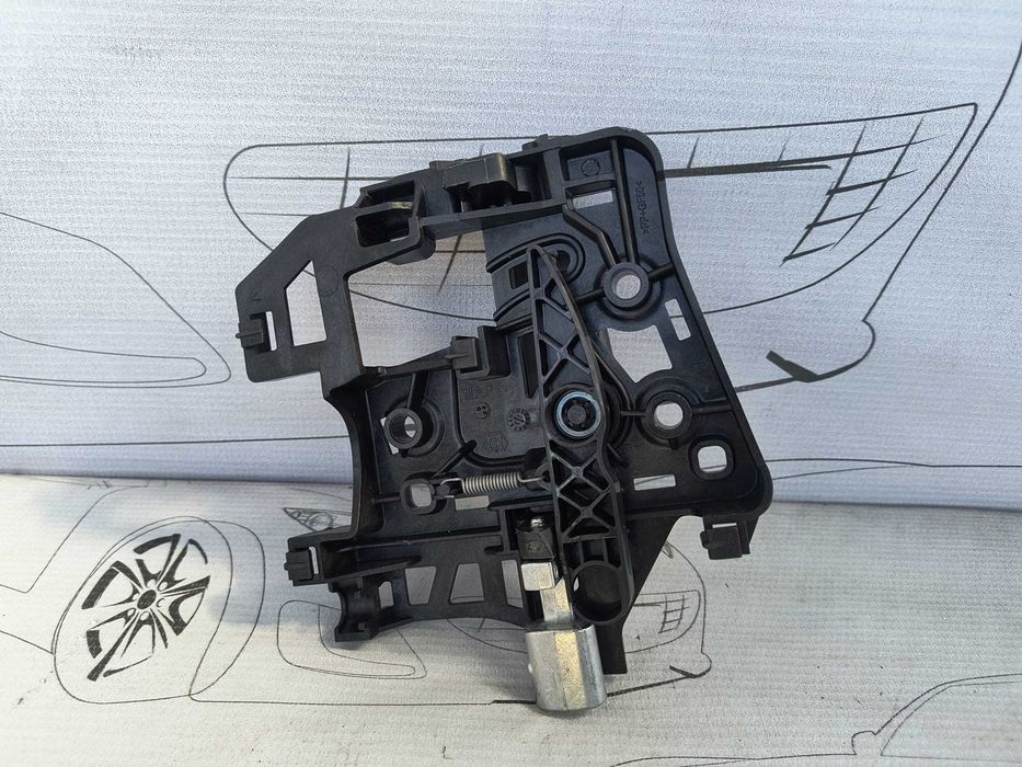 Mâner / Clantă Deschidere Interior Portieră Spate Dreapta Citroen Berlingo / Peugeot Partner B9 / Expert 3 Cod OEM 98120933XT (5C2)