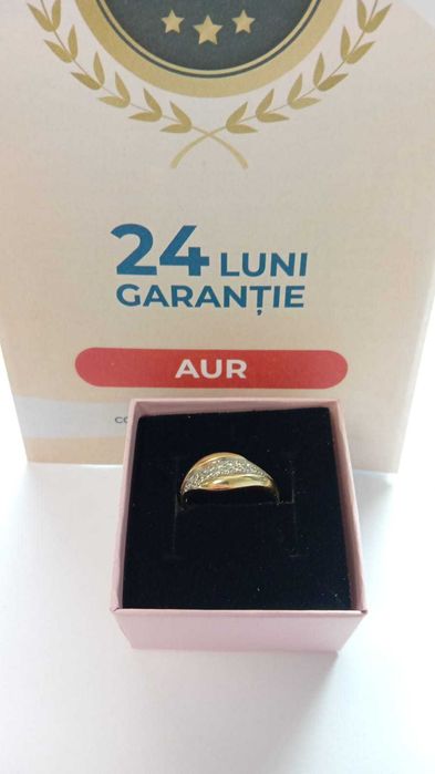 (AG 35) Inel aur 14K  b.10394.1 (AG 42) / 1410 Lei Garantie 2ani!