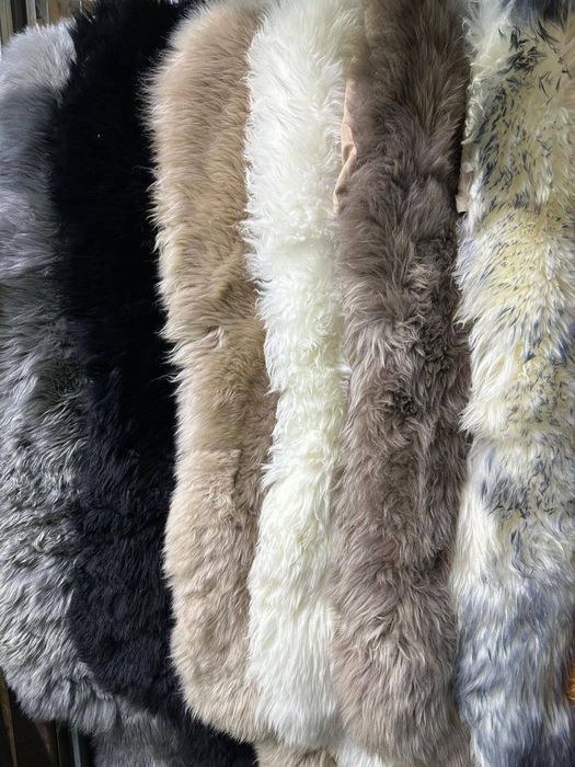 Меховые накидки на сидение