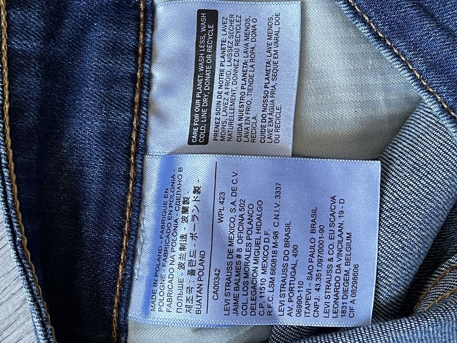 Blugi LEVIS Dama Stretch Albastru | Marime 26 x 32 (Talie 68 cm)