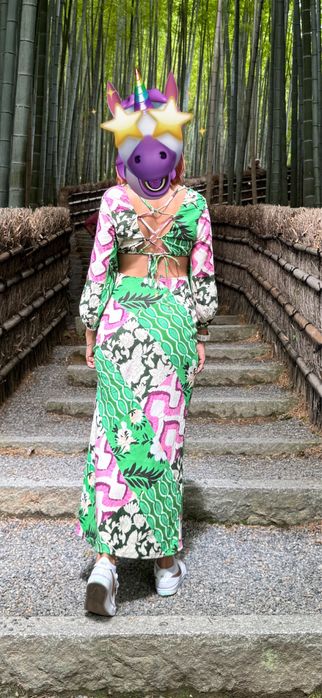 Рокля Зара / Zara / лен и памук