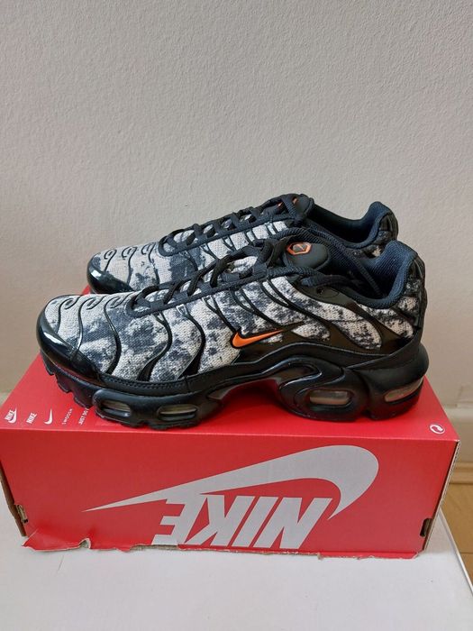 !ПРОМО! Nike Air Max Plus 'TN' Camouflage | Black/Orange | + КУТИЯ