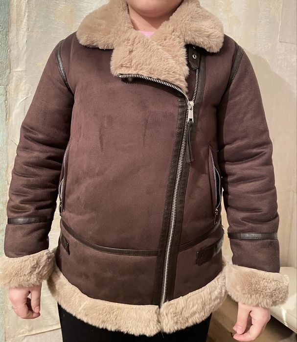 Зимний дубленка..