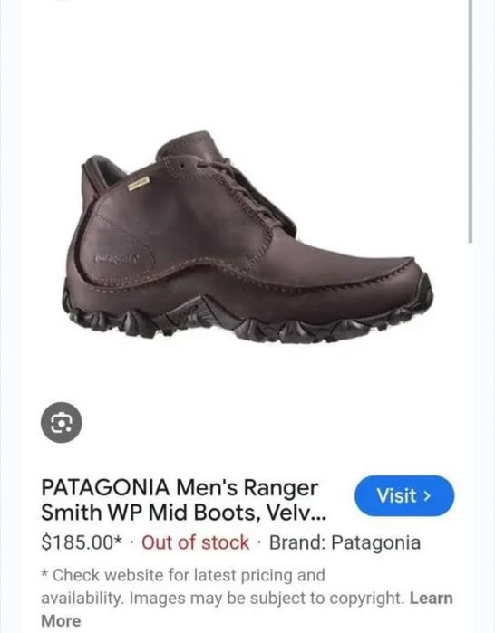 Обувки PATAGONIA Waterproof Vibram.Номер 44