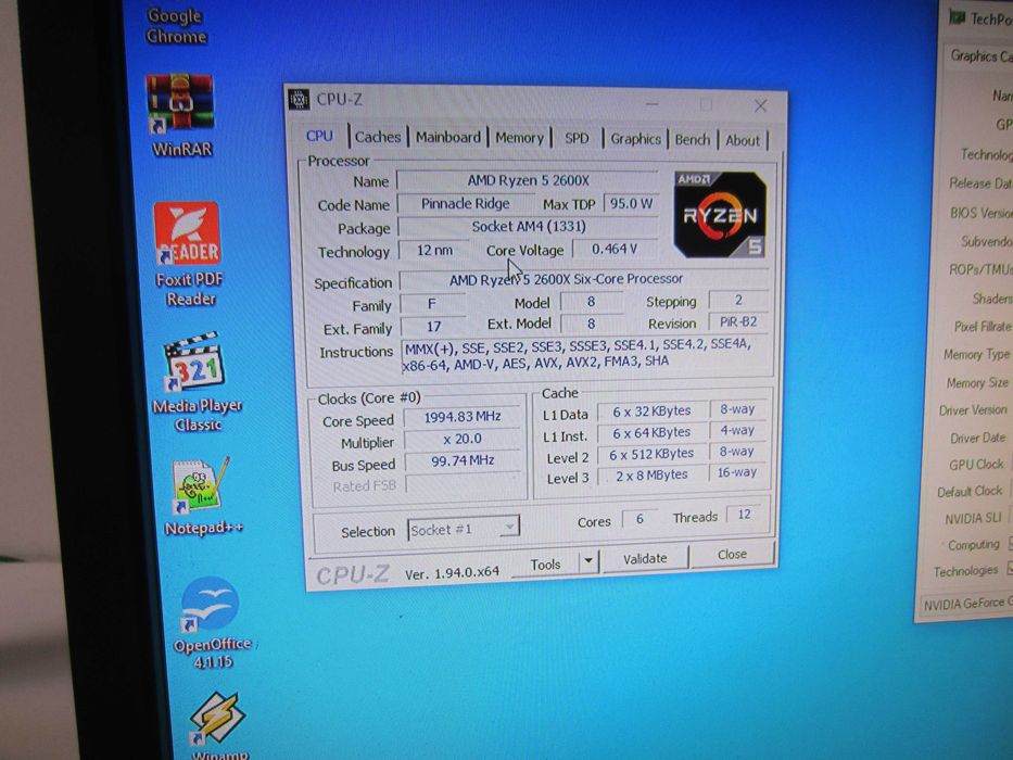 Гейм Ryzen 5 2600, 16GB с GB G1 GTX1070  , 250GB SSD, 500 GB HDD