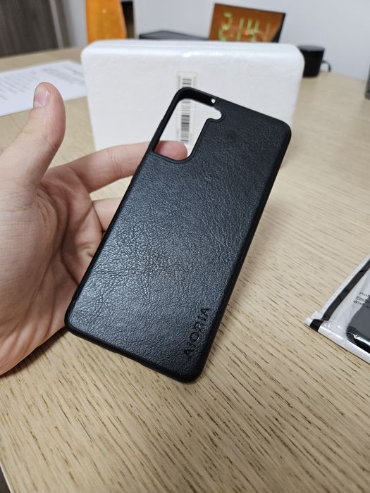 Set 2 Folii de sticla si 2 huse pentru Samsung S21