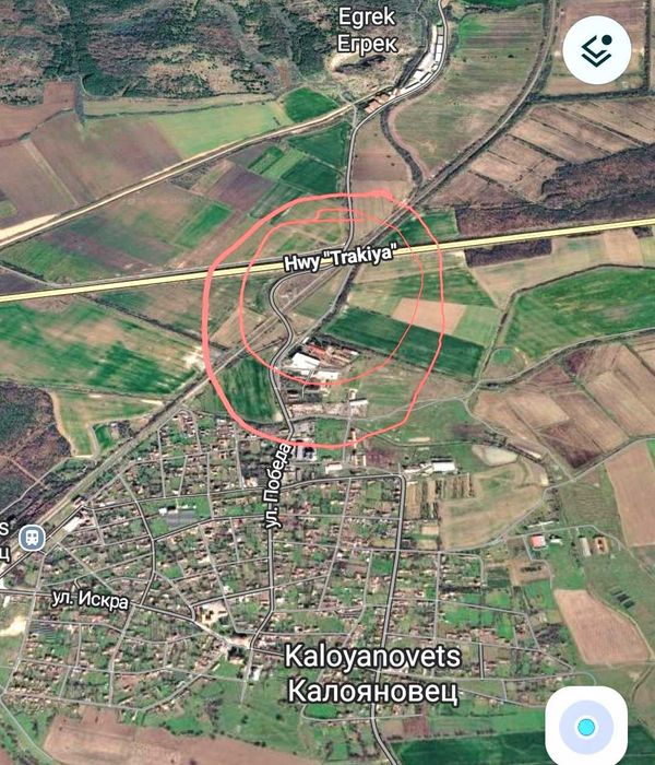 Парцел на магистрала Тракия и шосе за гр. Стара Загора