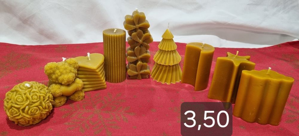 Ръчно изработени свещи от пчелен восък