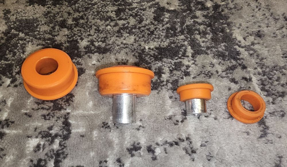 Set bucșe poliuretan suport motor sus și jos Freelander 1 TD4