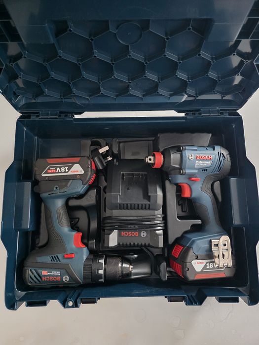 Bosch Professional комбо – GSB 18V-28 + GDX 18V-180, 1