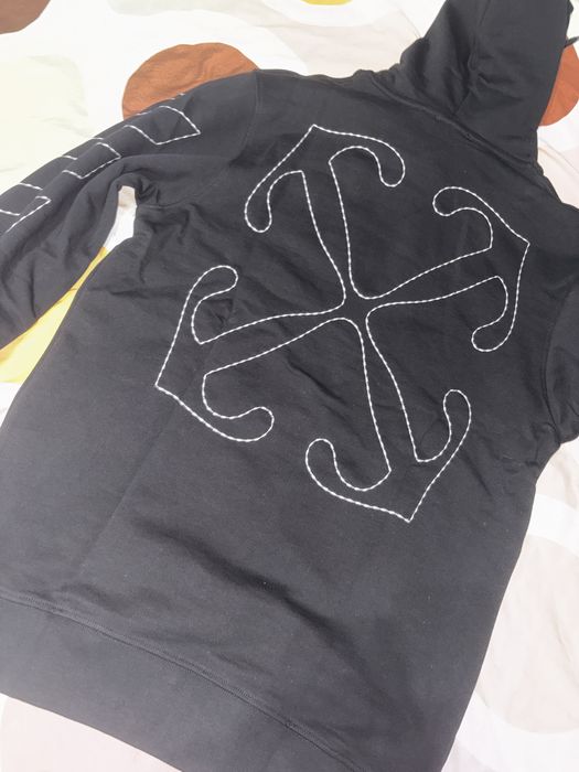 Hanorac Negru Off White