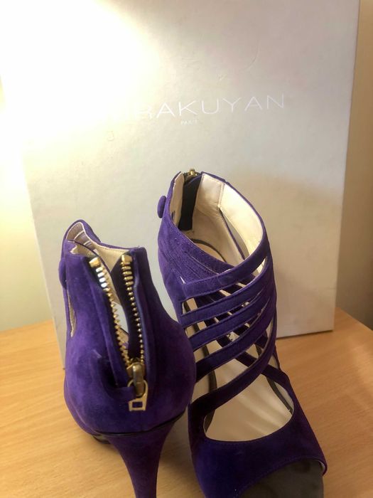 Pantofi Dama - Burak Uyan - Cutout suede sandals