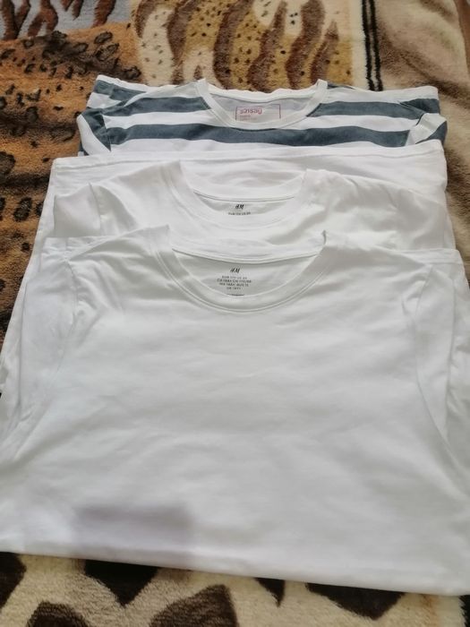 Tricou băieți alb H&M 170 cm(14 ani)