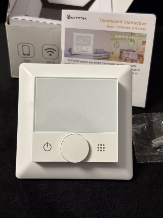 Termostat Smart WiFi KETOTEK pentru Centrala/Incalzire