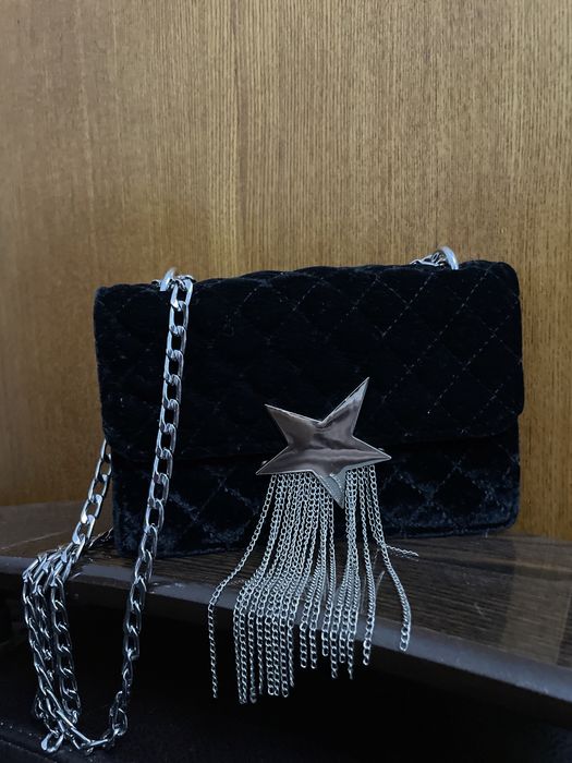 Вечерняя стёганая сумка