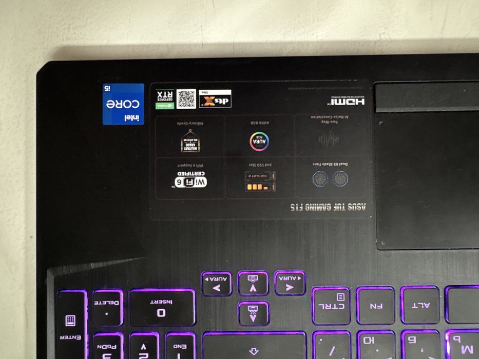 Asus TIF Gaming F15