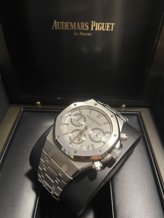 Часовник Audemars Piguet Royal Oak Chronograph White Dial