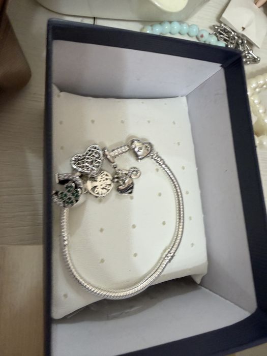 Браслет серебрянный без шармиков