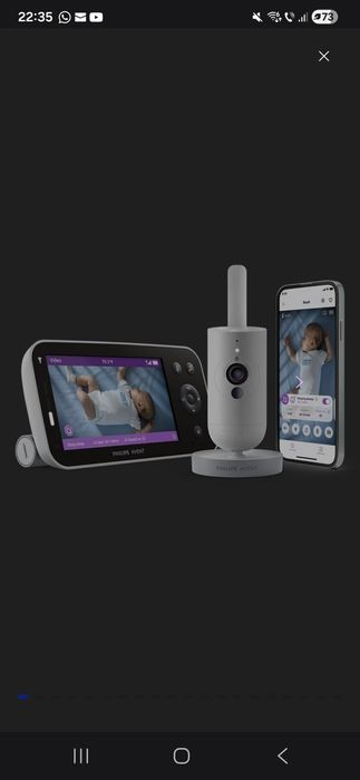 Philips Avent Premium Connected Monitor Premium SCD973/26  pentru bebe