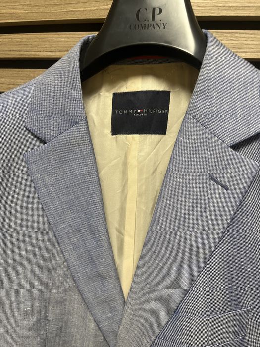 Tommy Hilfiger Tailored - Сако с вълна и лен ХЛ размер / Оригинал