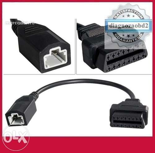 Cablu adaptor tester pentru HONDA de la 3 pini la OBD2 mama