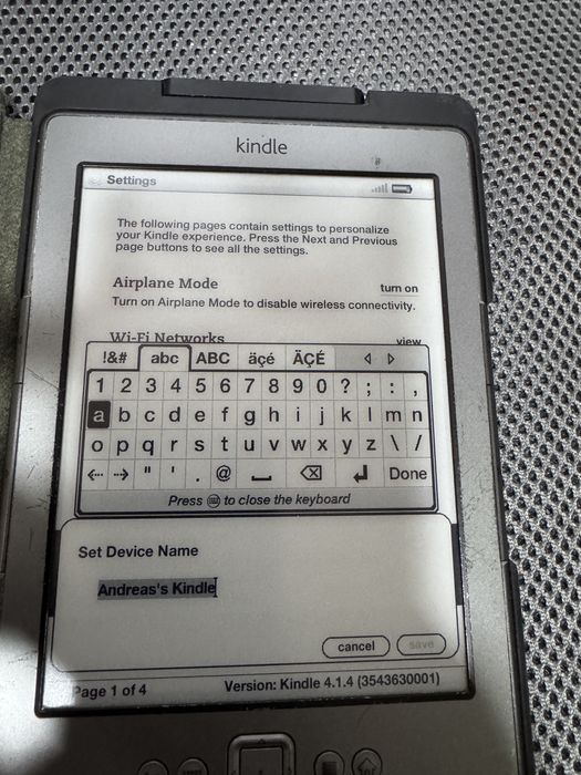 Kindle Amazon D01100,