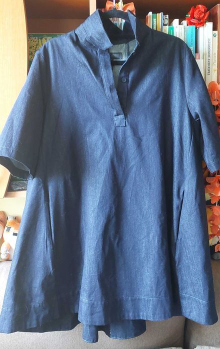 Rochie Tunică Zara Denim Chic - Nouă, Mărimea L