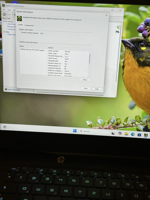 Laptop Gaming MSI GP66 Leopard | RTX 3070 (130W) | i7-10750H |RGB Nou