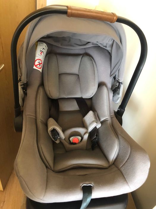 Кошче за кола Nuna Pipa Lite LX с ISOFIX база + резервен комплект възглавнички от органичен текстил + адаптери за количка