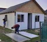 Case modulare pe structura metalica, locuinte, cabane tip A la cheie