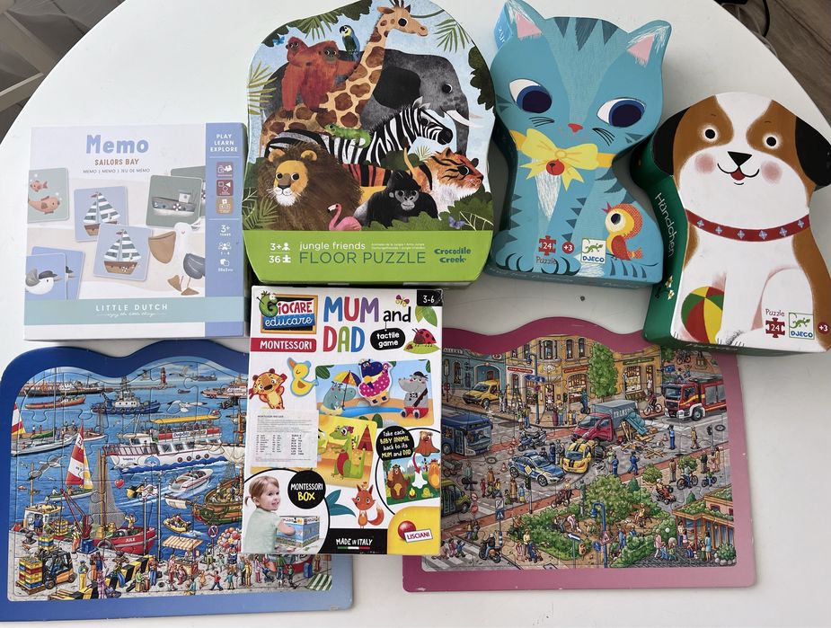 Пъзели Djeco, Little dutch, Crokodile creek 3+