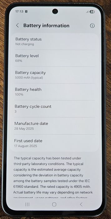 Samsung galaxy a36 5g, 128 GB, in garantie