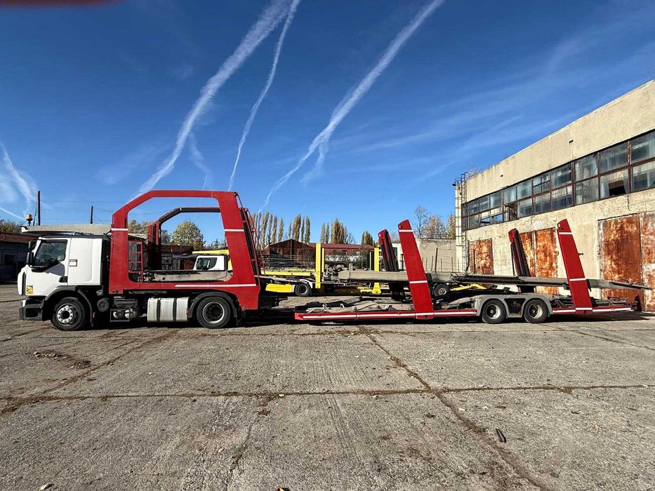 Transportor auto RENAULT PRG3C D WIDE + Remorca LOHR C2H99S EUROLOHR