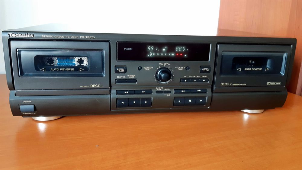 Technics Line, deck dublu RS TR 373, receiver SA-EX140, cd player SL-PG390 cu telecomanda originala