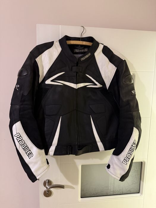 Мото екип PROBIKER – кожен комплект от 2 части размер 58