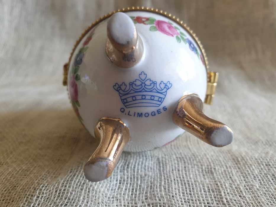 Порцеланово яйце Q.Limoges Барокови чинии и захарницаRosenthal Kronach