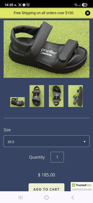 Birkenstock Papillio дамски сандали 37 номер.