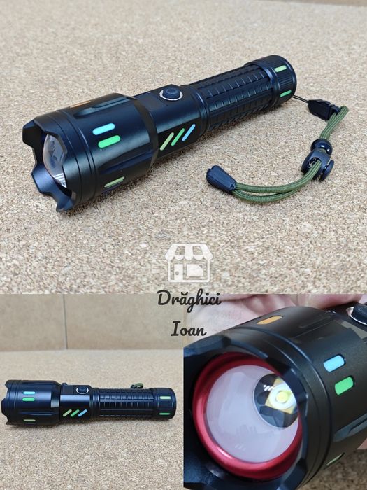 Lanterna M60 LASER DIGITAL - led M60 LASER pt.distanta < 1,4km