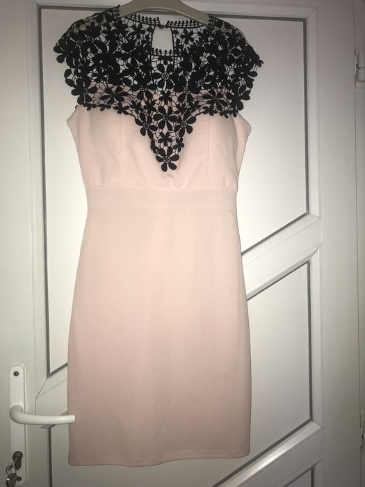 Rochie roz pal , elastica