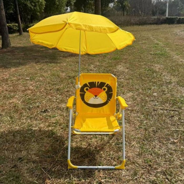 Детски сгъваем шезлонг с чадър