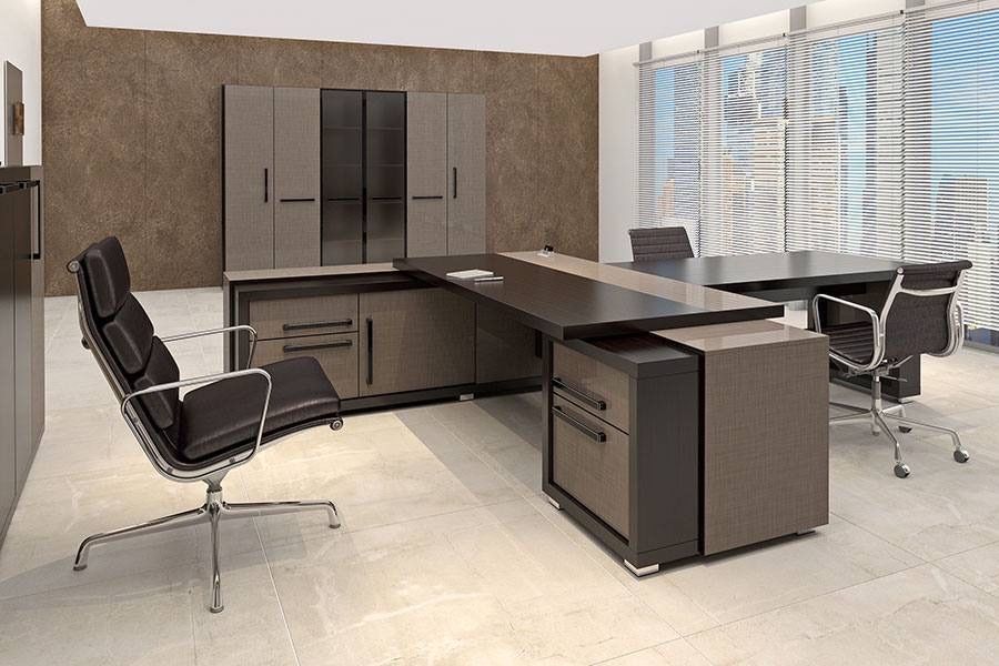 Комплект офисный мебель (Офисный стол руководителя)