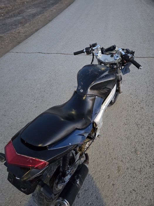 Мотоцикл на ходу