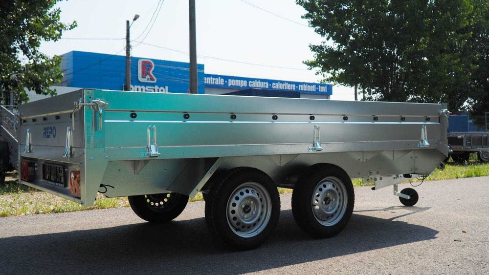 Remorca auto premium 750 kg ,tandem,Produs in Romania RAR Cadou