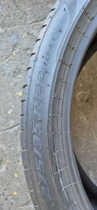 4 anvelope vara Pirelli,fata 275/35/22,spate 315/30/22.Pret/bucata