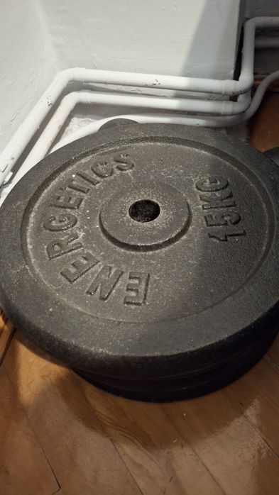 Discuri greutăți pentru bară – 2 kg, 5 kg și 15 kg