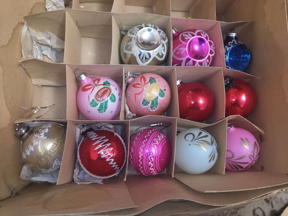 Советские ёлочные игрушки СССР